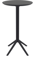 Sky Folding Bar Table, Black