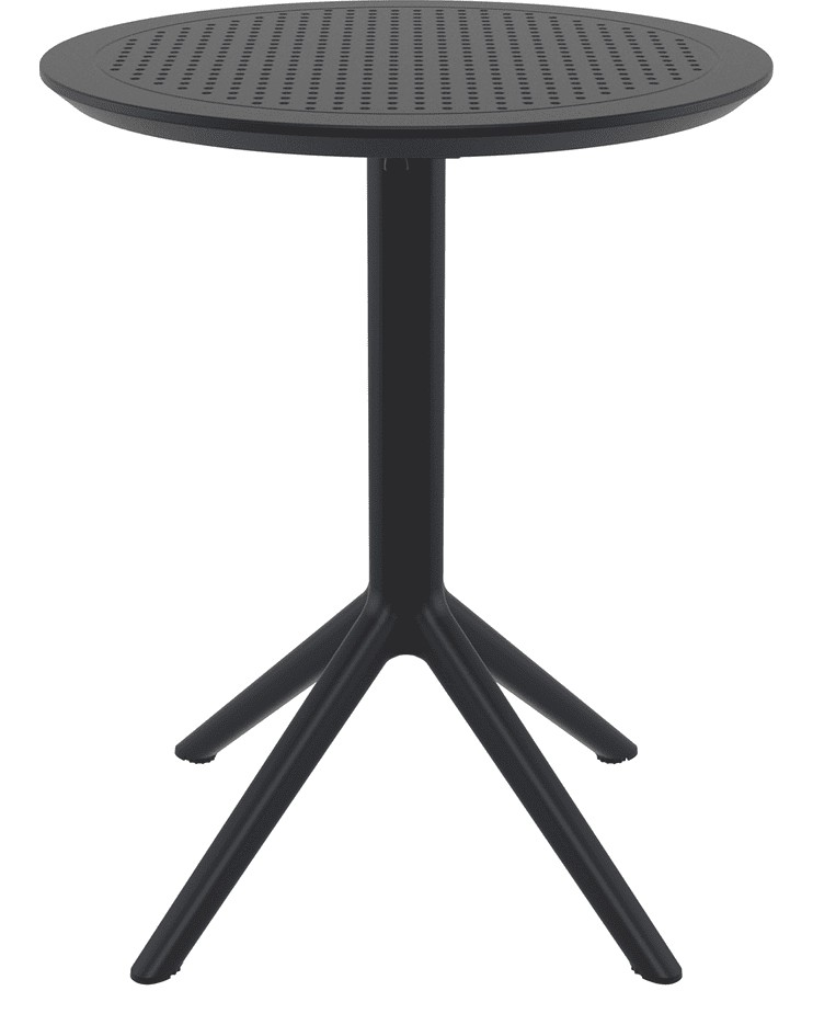 Sky Folding Dining Table, Black