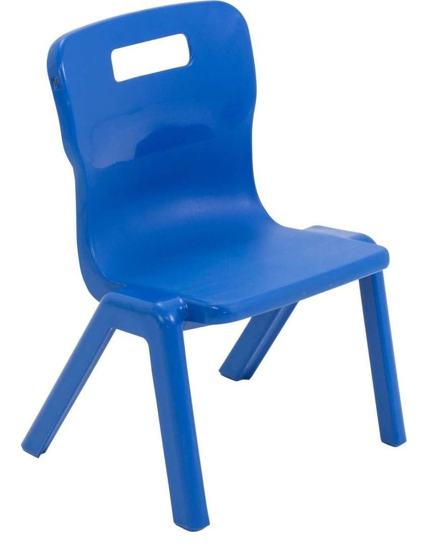 Titan One Piece Chair in Blue