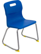 Titan Skid Base Chair in Black
