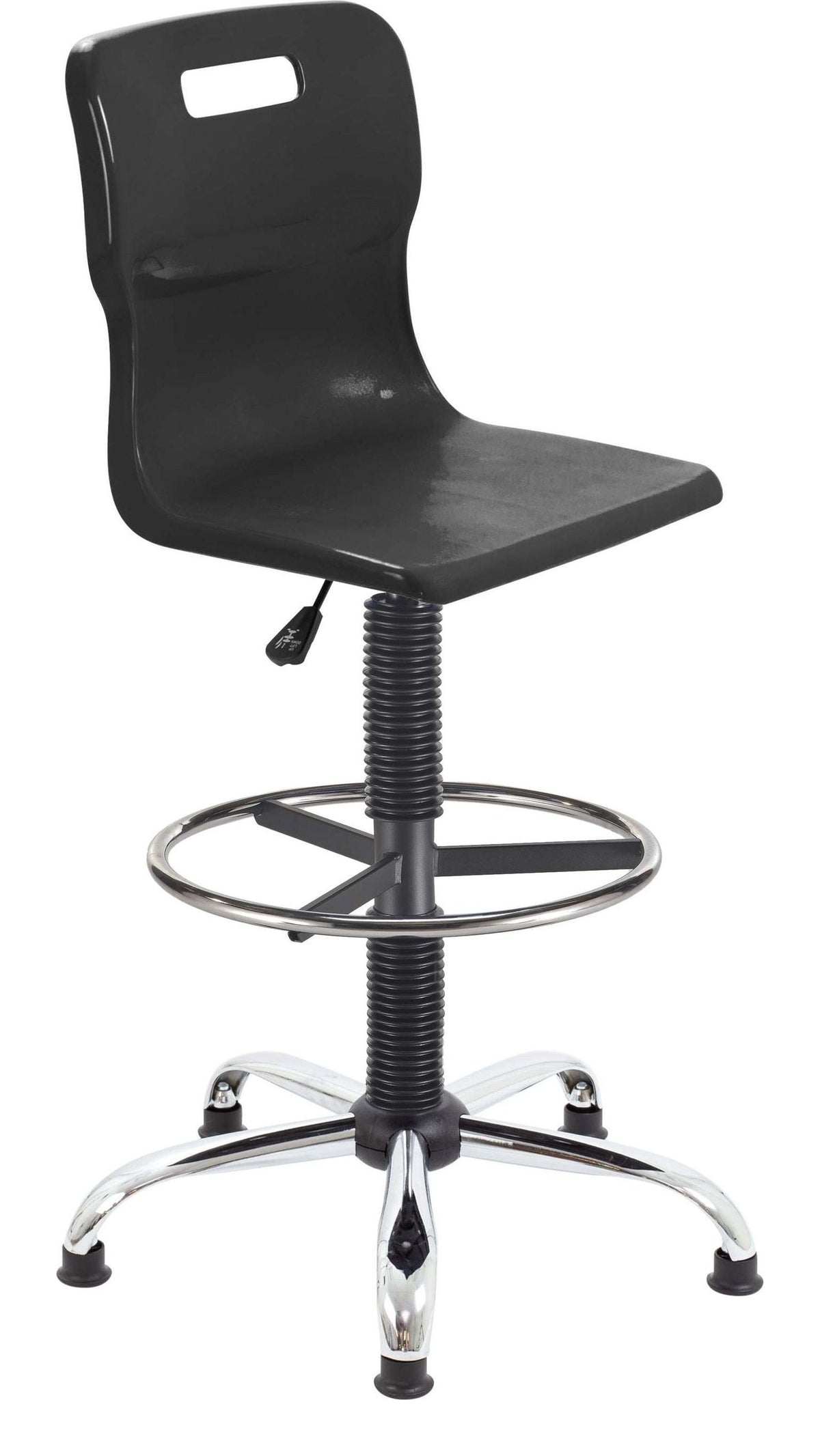 Titan Swivel Senior Chair with Chrome Base, Castors and D-Kit