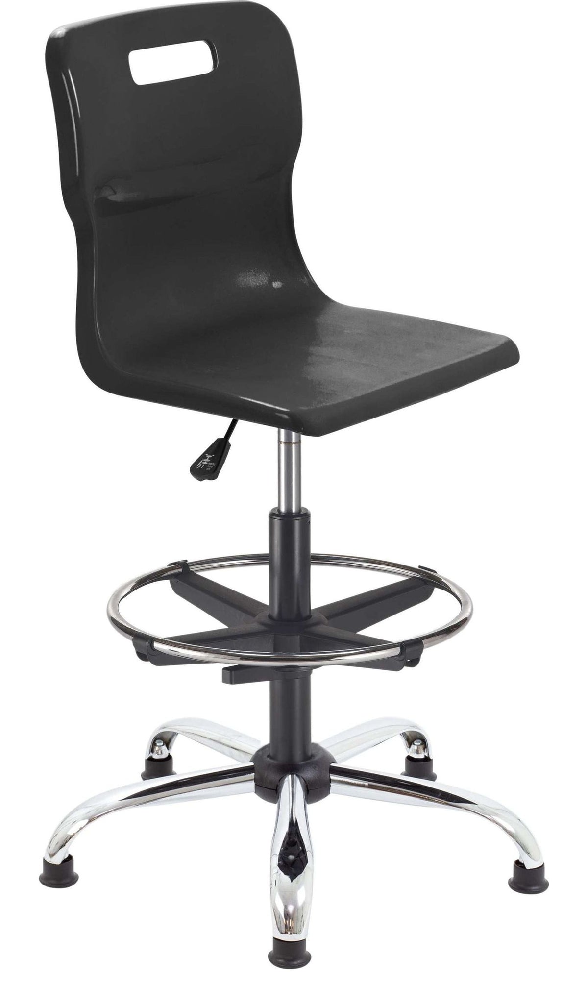 Titan Swivel Senior Chair with Chrome Base, Castors and D-Kit