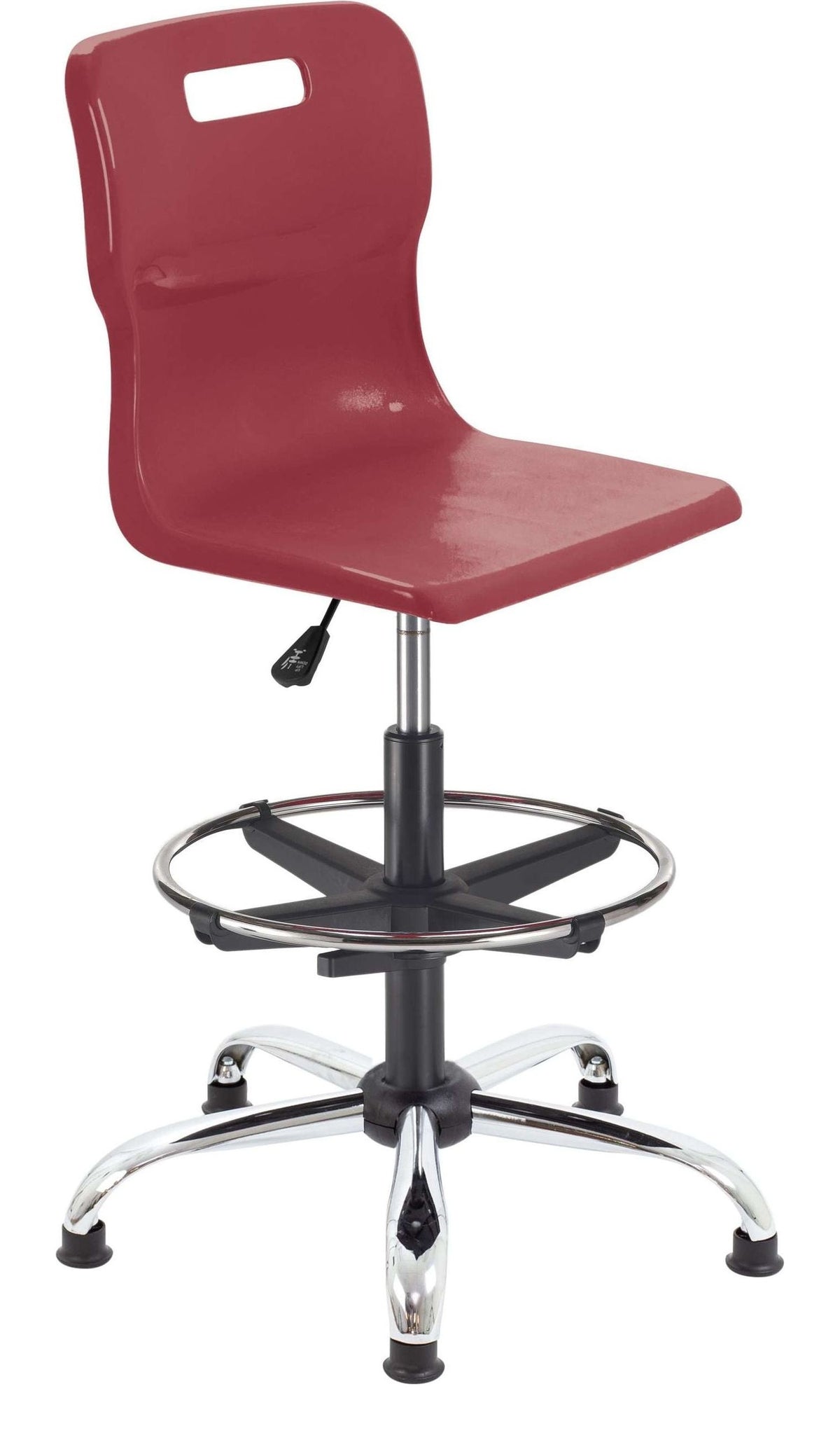 Titan Swivel Senior Chair with Chrome Base, Castors and D-Kit