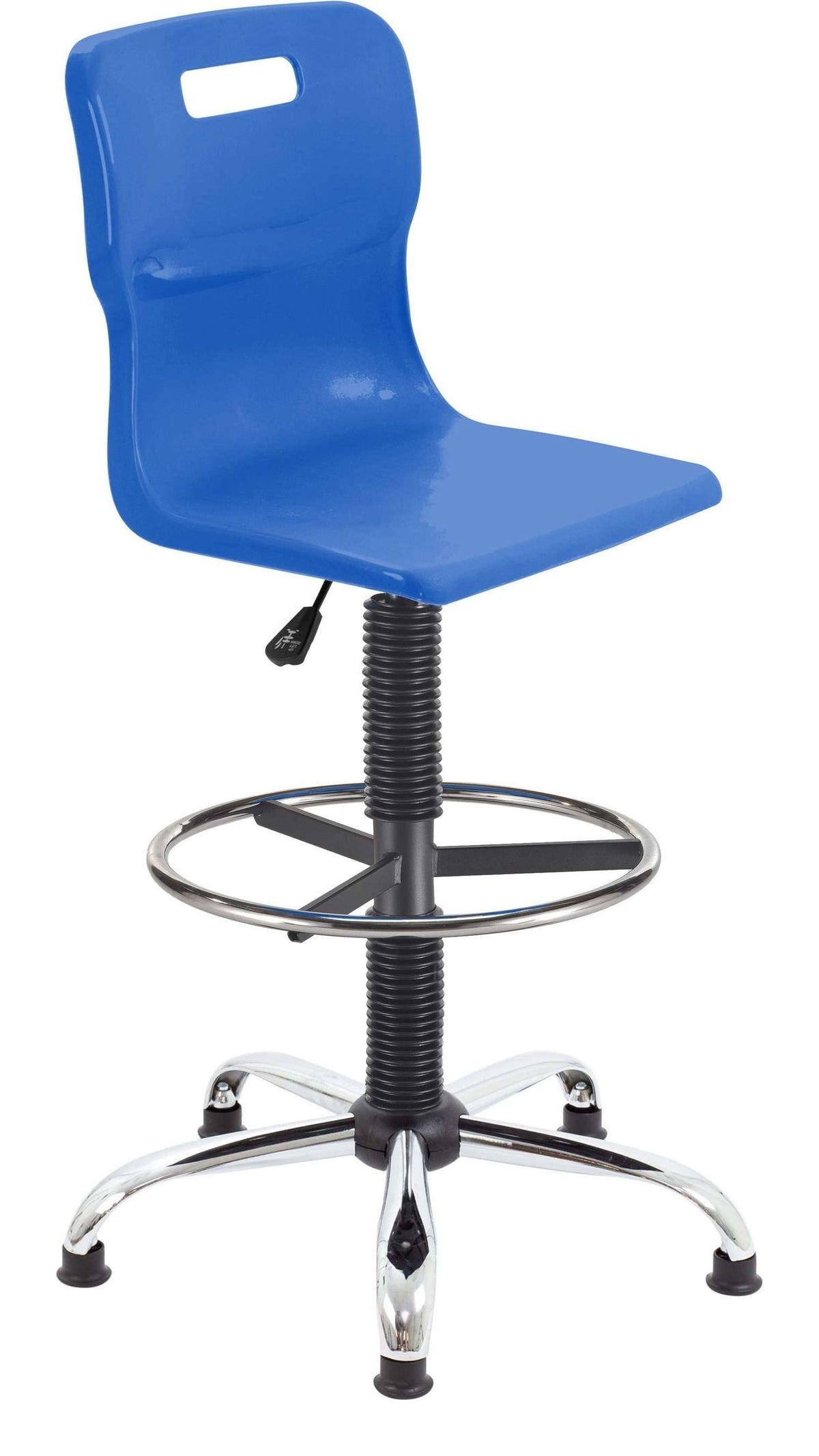 Titan Swivel Senior Chair with Chrome Base, Castors and D-Kit