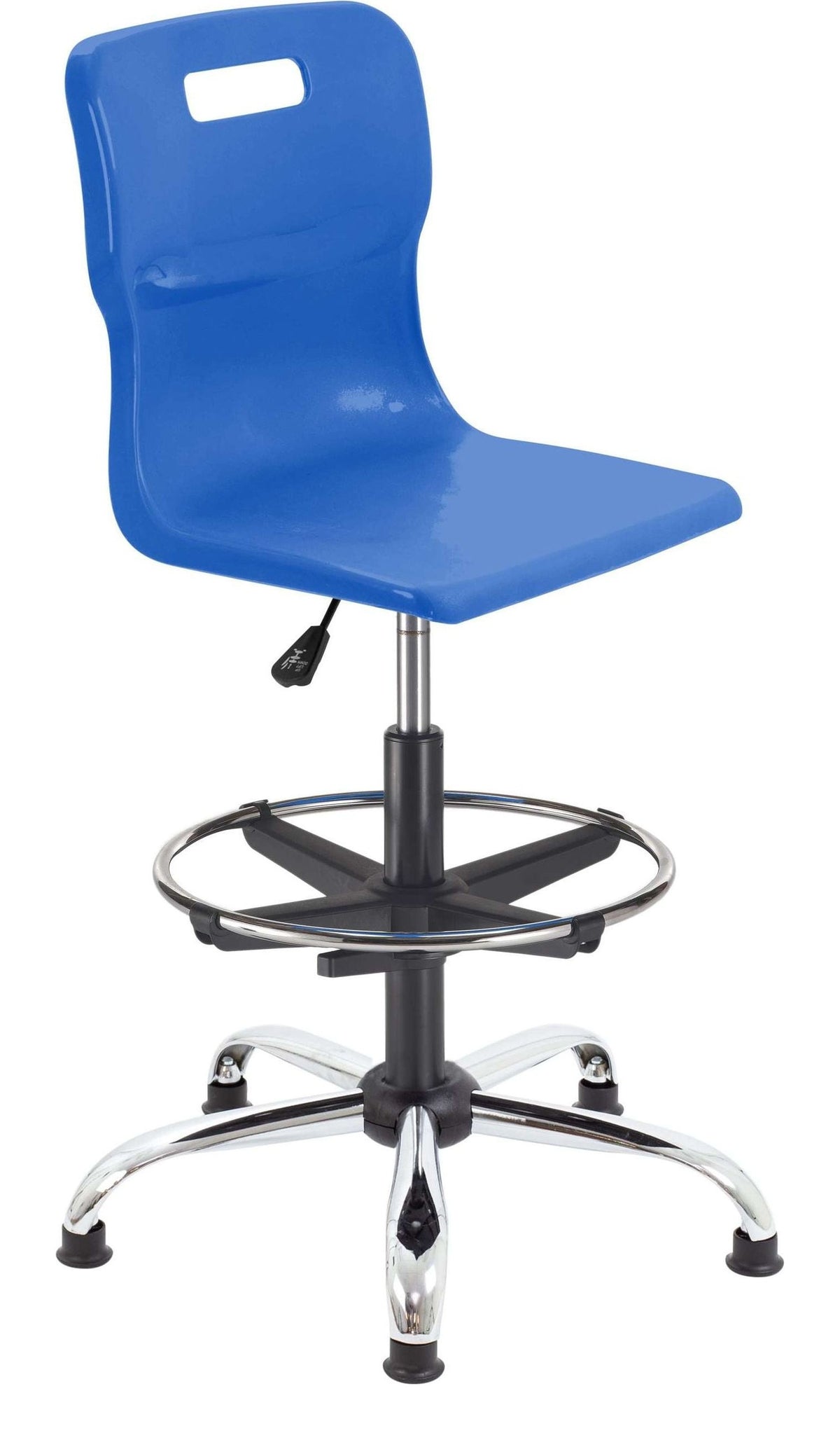 Titan Swivel Senior Chair with Chrome Base, Castors and D-Kit