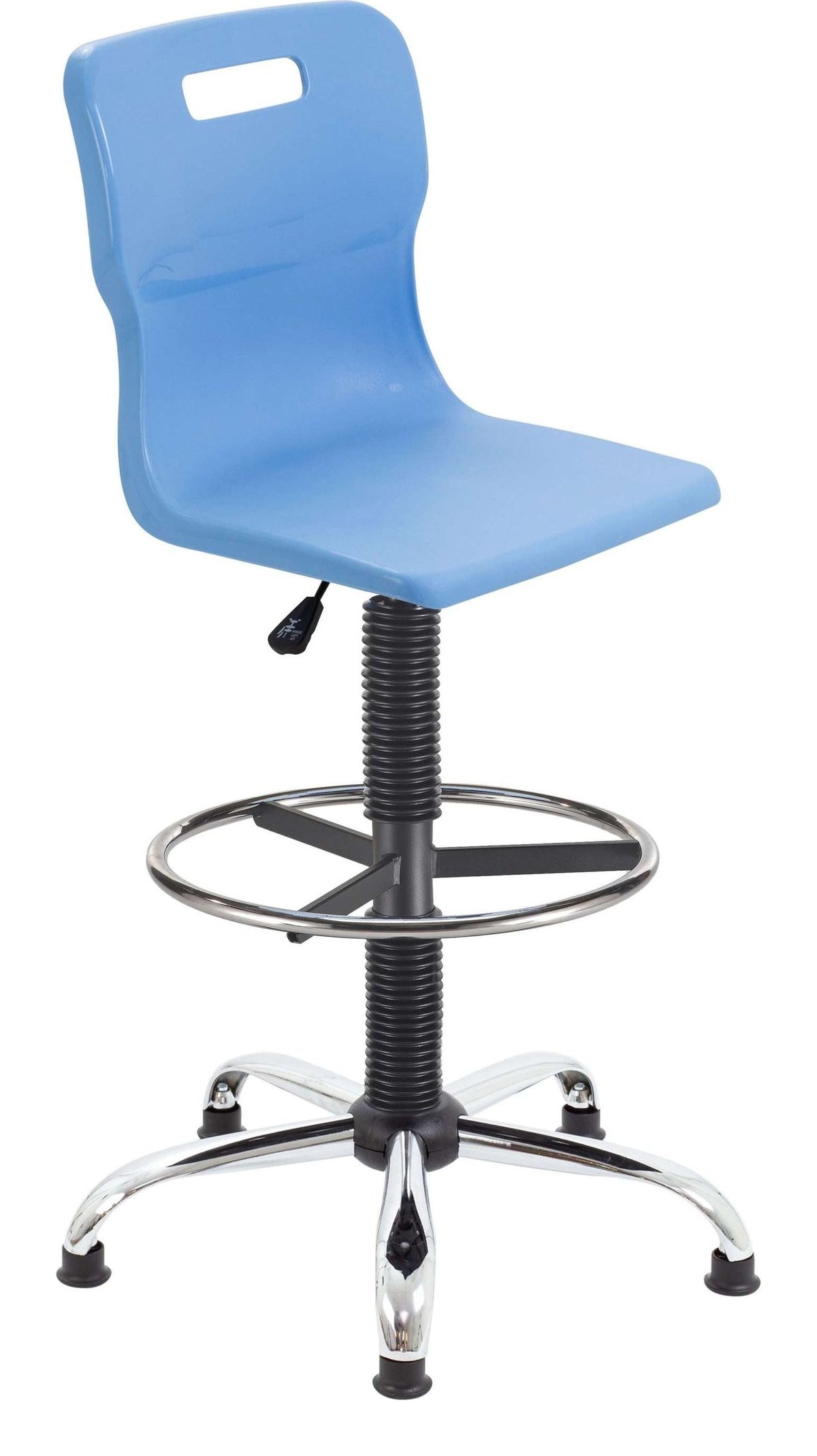 Titan Swivel Senior Chair with Chrome Base, Castors and D-Kit