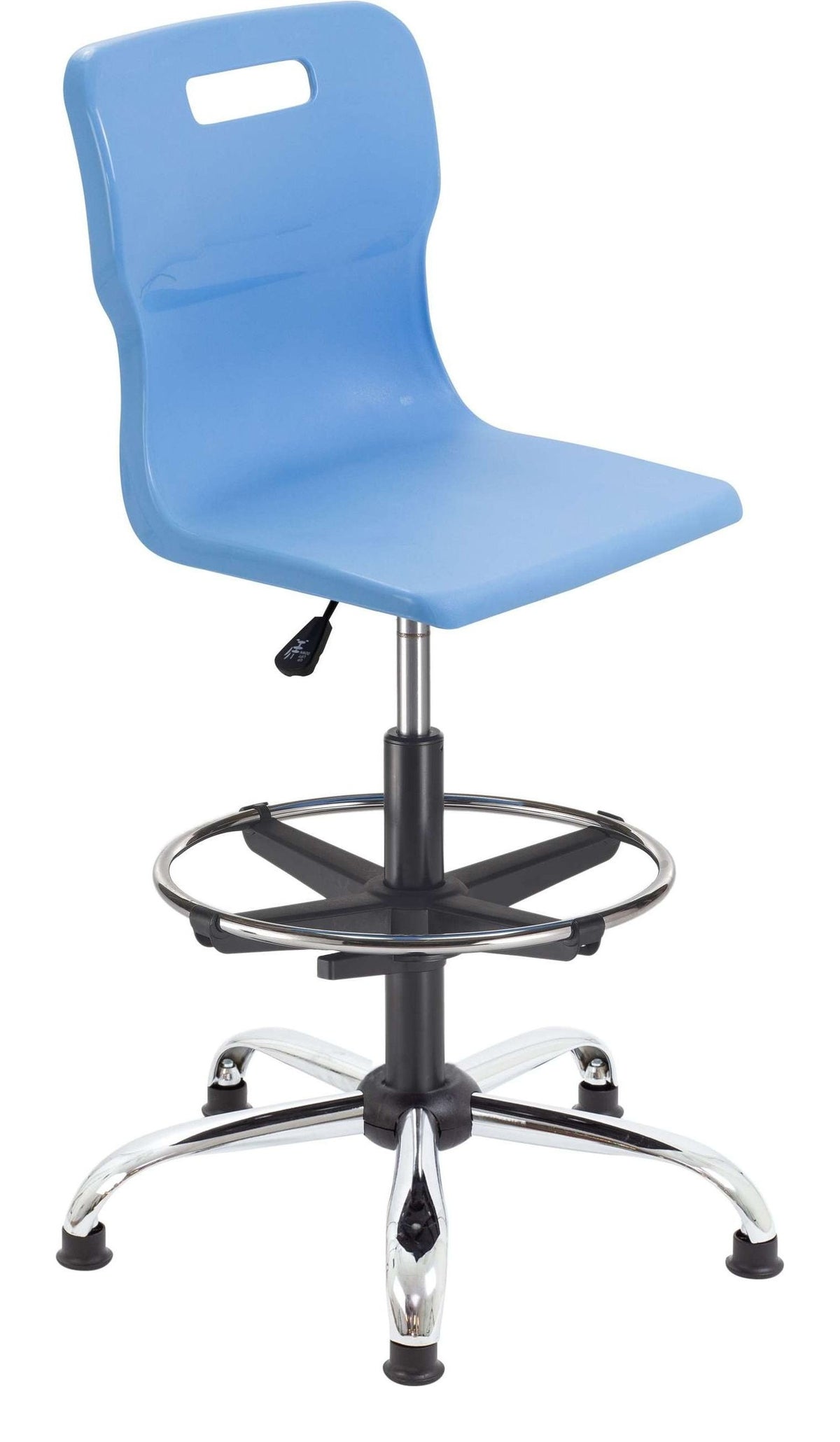 Titan Swivel Senior Chair with Chrome Base, Castors and D-Kit