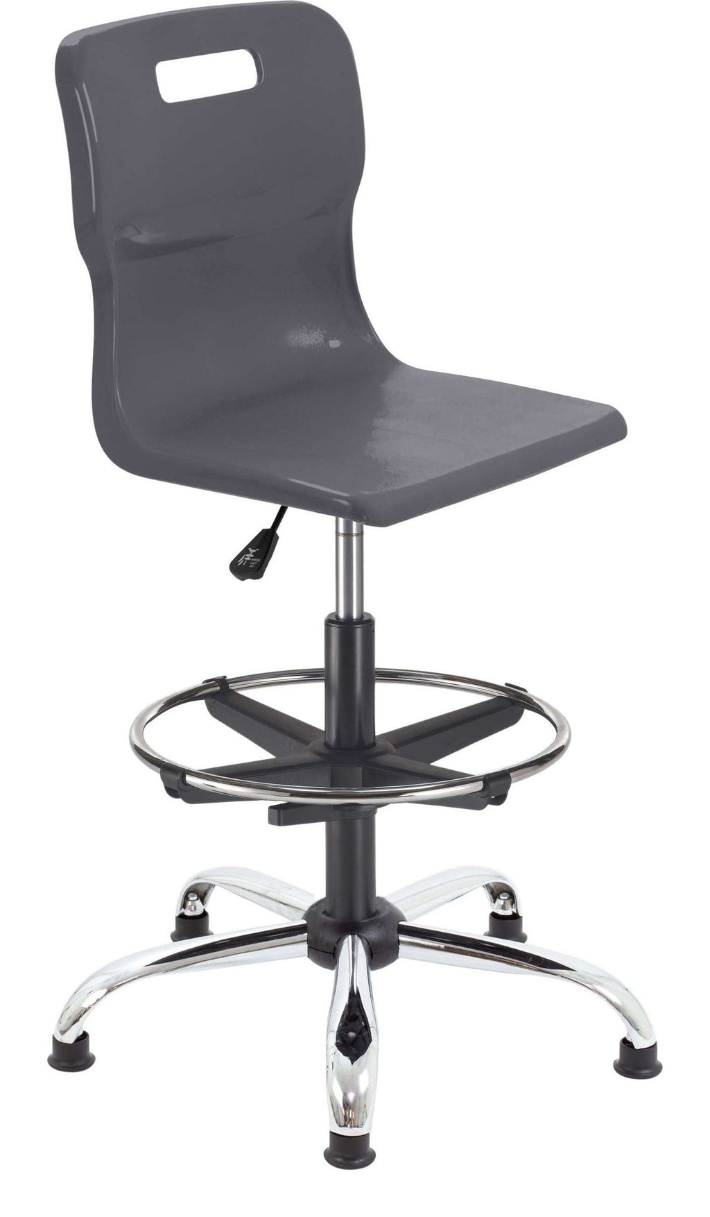 Titan Swivel Senior Chair with Chrome Base, Castors and D-Kit