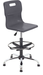 Titan Swivel Senior Chair with Chrome Base, Castors and D-Kit