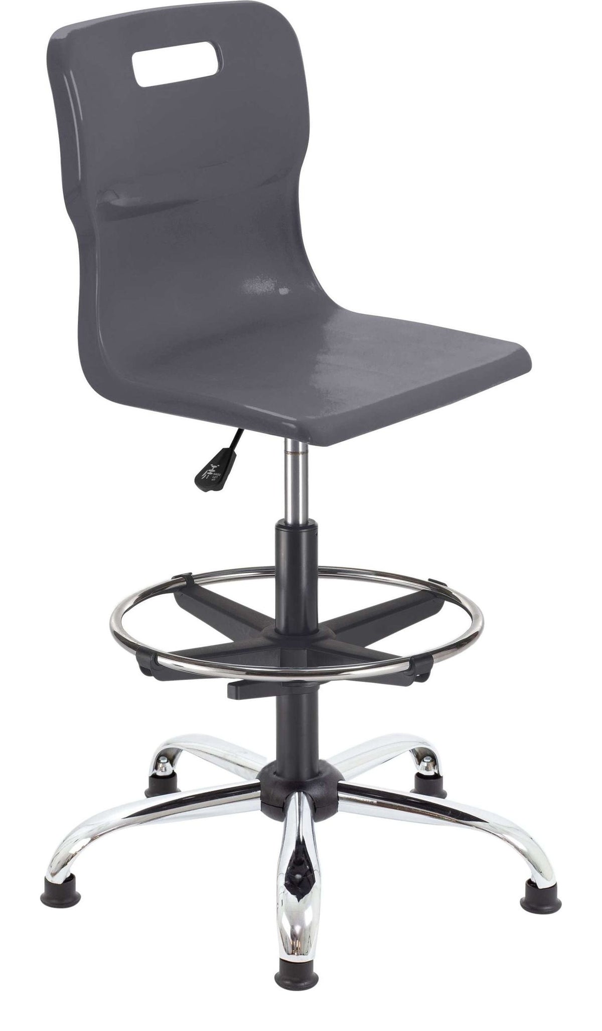 Titan Swivel Senior Chair with Chrome Base, Castors and D-Kit