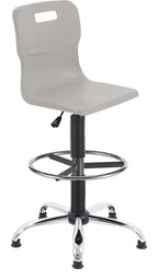 Titan Swivel Senior Chair with Chrome Base, Castors and D-Kit