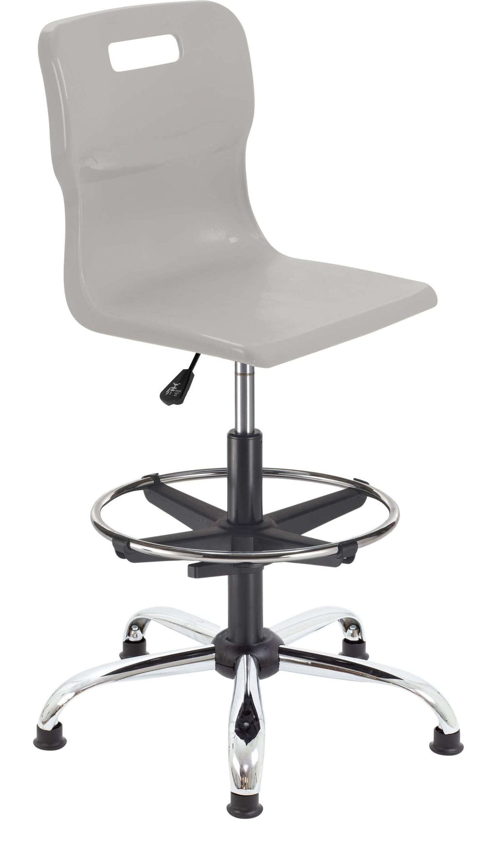 Titan Swivel Senior Chair with Chrome Base, Castors and D-Kit