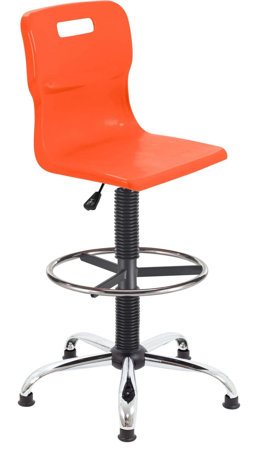 Titan Swivel Senior Chair with Chrome Base, Castors and D-Kit