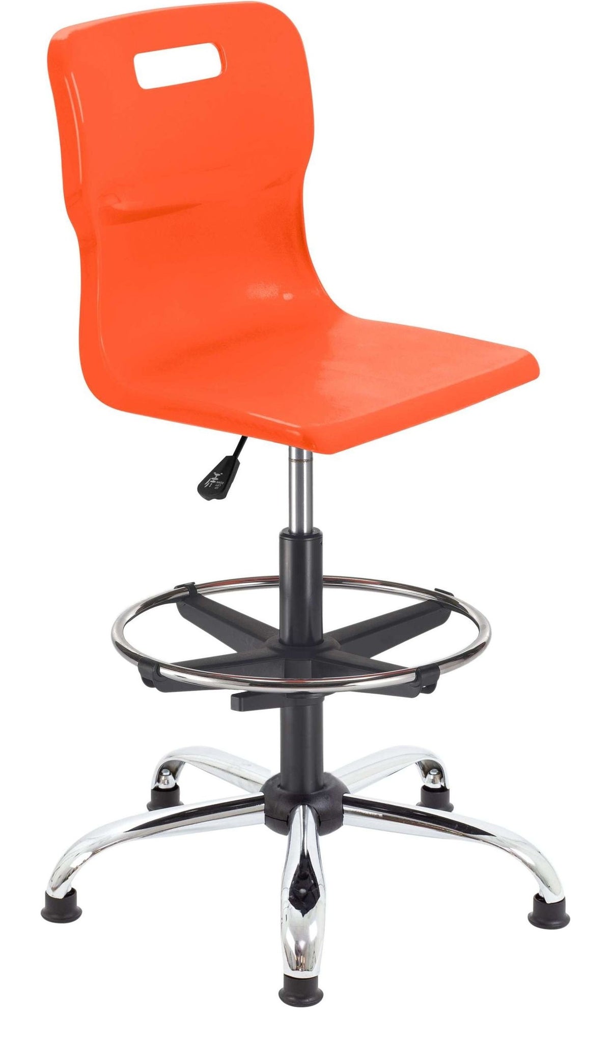 Titan Swivel Senior Chair with Chrome Base, Castors and D-Kit