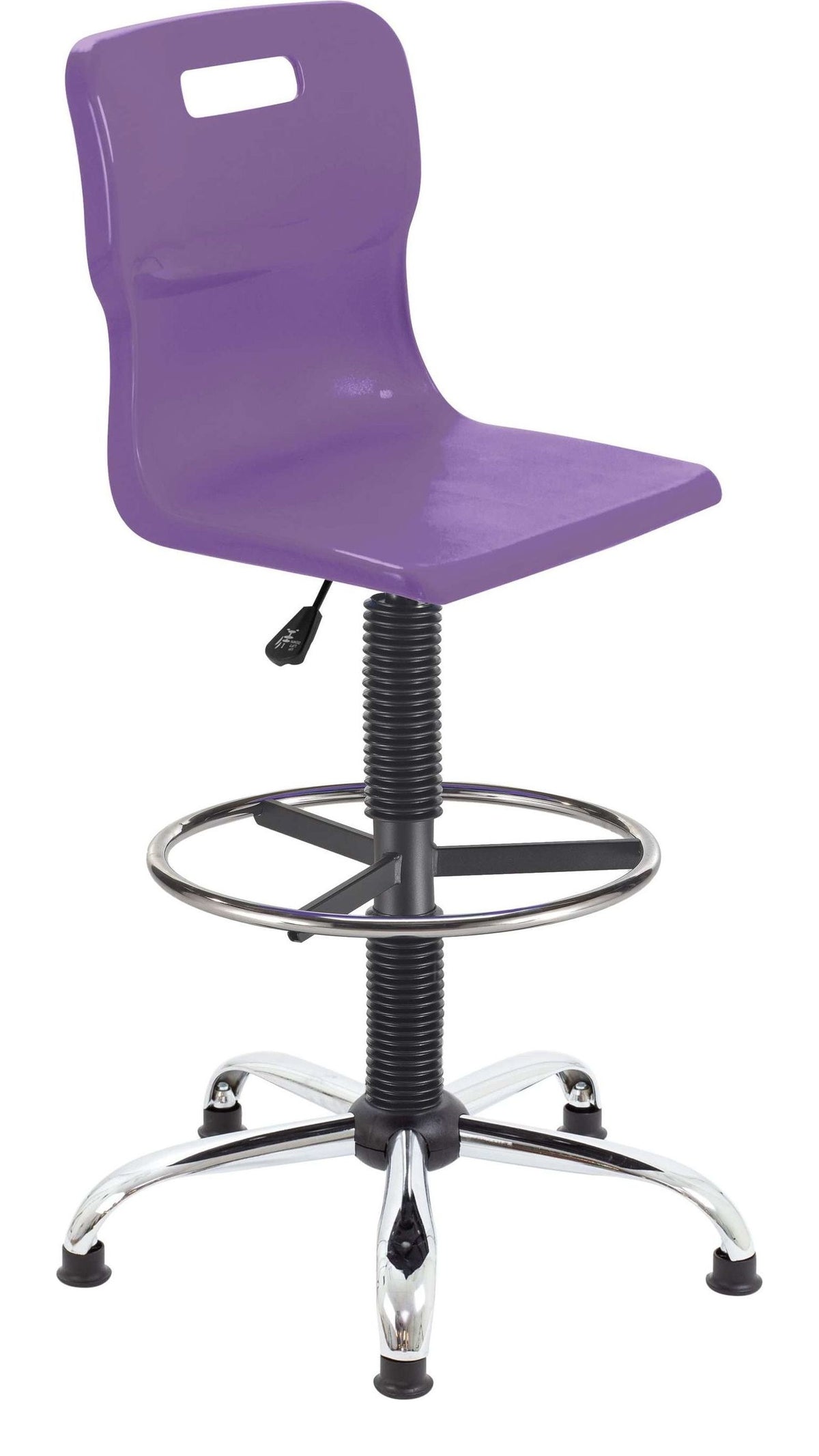 Titan Swivel Senior Chair with Chrome Base, Castors and D-Kit