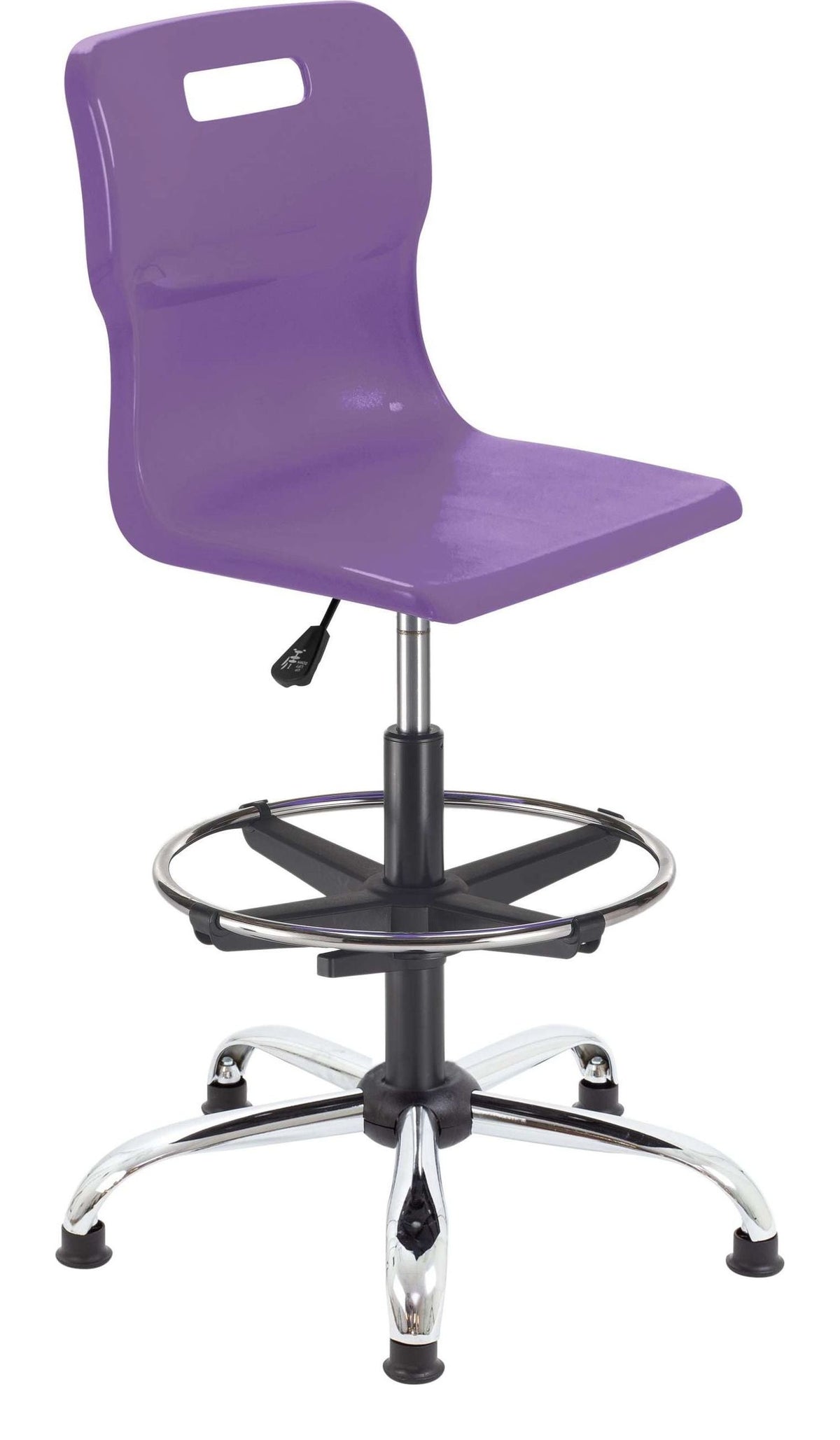 Titan Swivel Senior Chair with Chrome Base, Castors and D-Kit