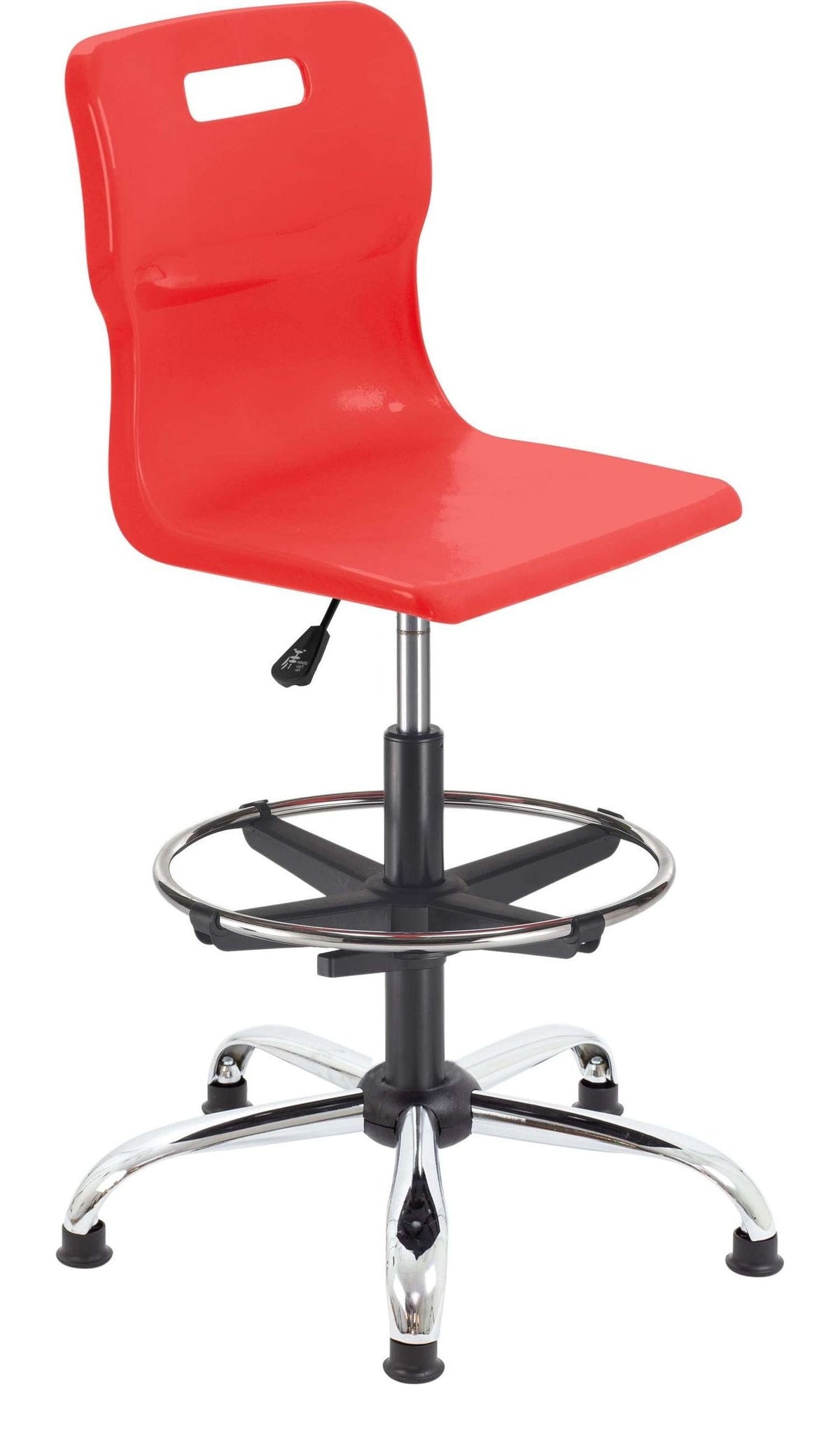 Titan Swivel Senior Chair with Chrome Base, Castors and D-Kit