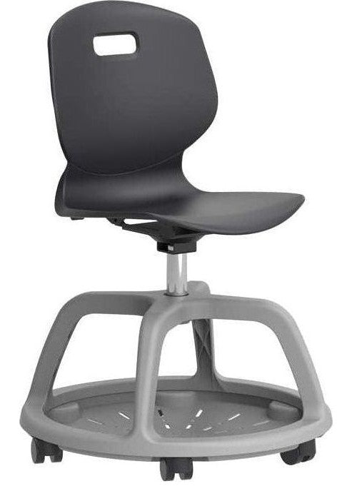 Arc Community Swivel Chair in Anthracite
