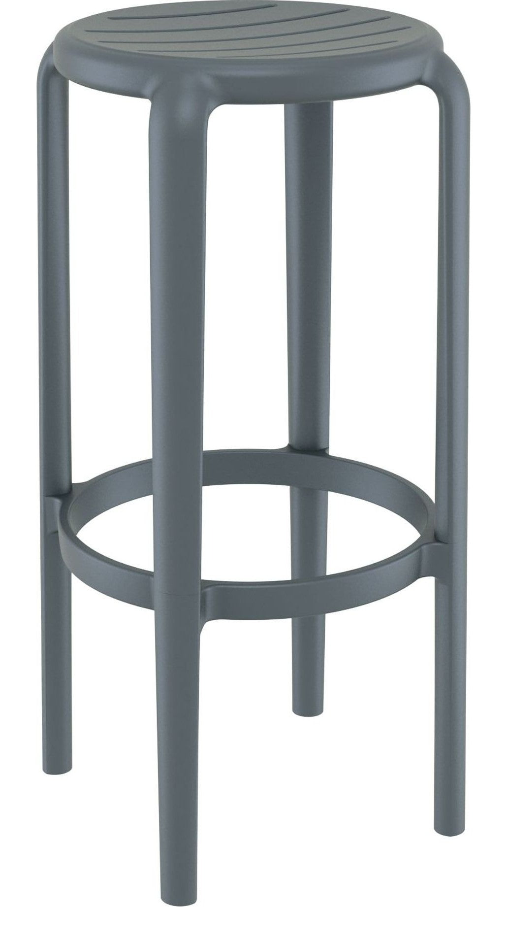 Tom Bar Stool 75, Dark Grey
