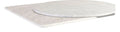 White Carrara Marble Table Top, 60cm Dia x20mm