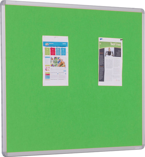 Accents Aluminium Framed Noticeboard in Light Green