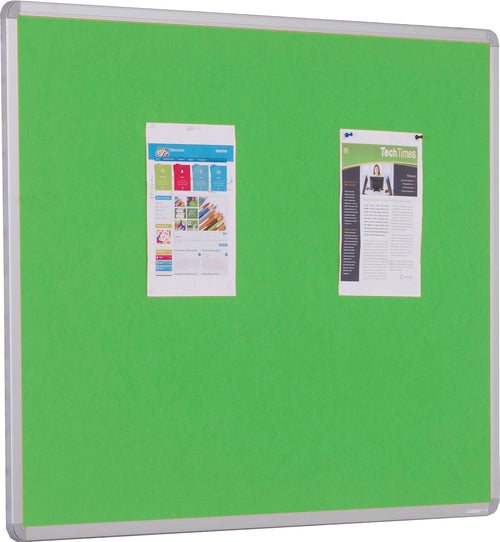 Accents FlameShield Aluminium Framed Noticeboard in Light Green