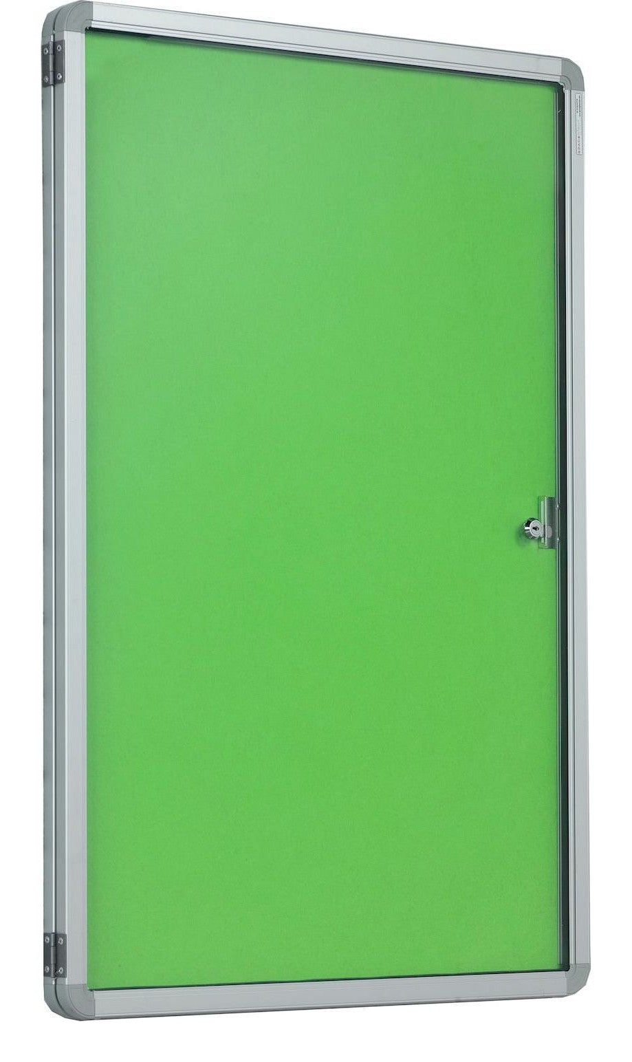 Accents FlameShield Side Hinged Tamperproof Noticeboard in Light Green