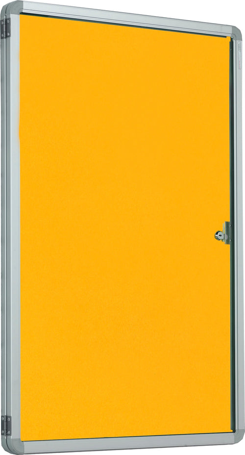 Accents FlameShield Side Hinged Tamperproof Noticeboard in Gold