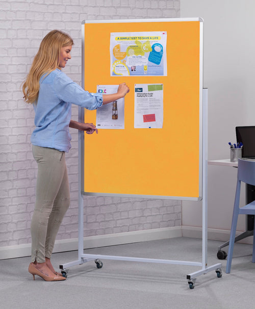 Accents Mobile Noticeboard in Gold