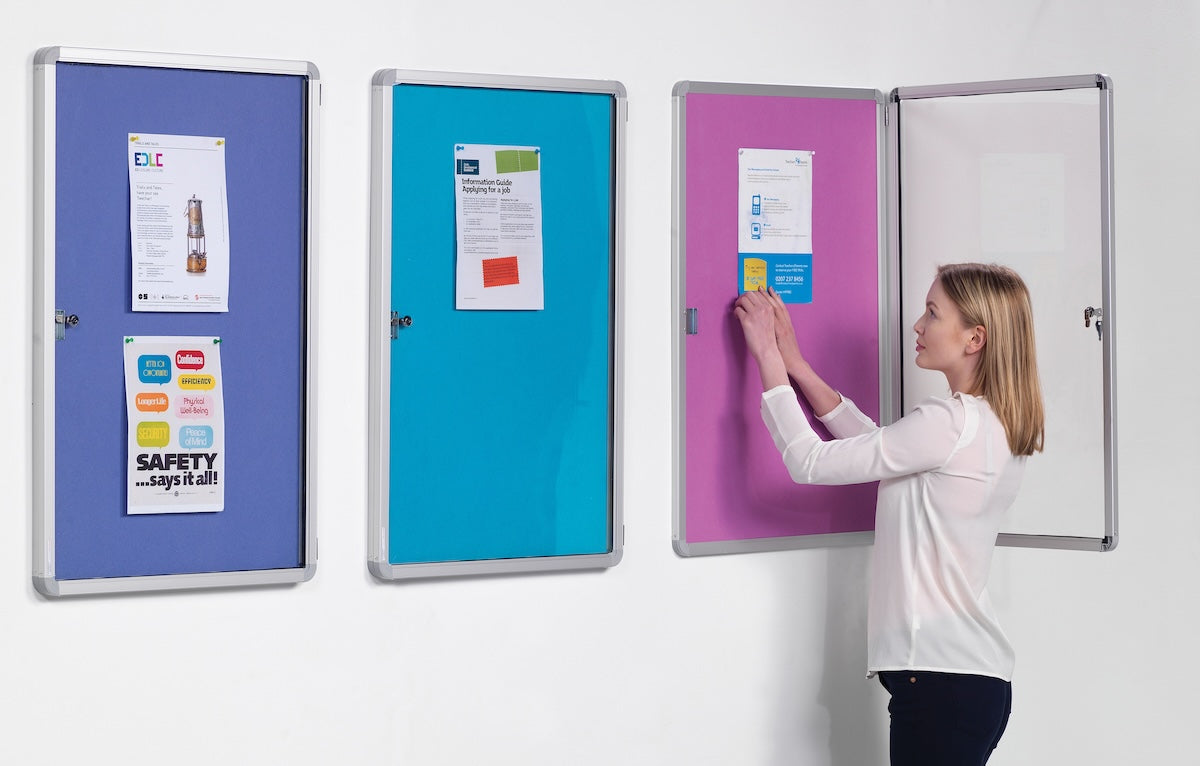 Accents Tamperproof Side Hinged Noticeboard