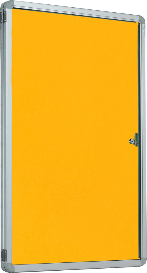 Accents Tamperproof Side Hinged Noticeboard in Gold