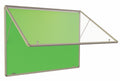 Accents Tamperproof Top Hinged Noticeboard in Light Green