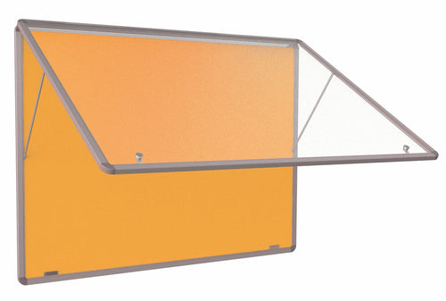 Accents Tamperproof Top Hinged Noticeboard in Gold