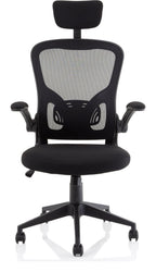 Ace Executive Mesh Chair with Folding Arms, , another view 1