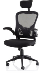 Ace Executive Mesh Chair with Folding Arms, , another view 2