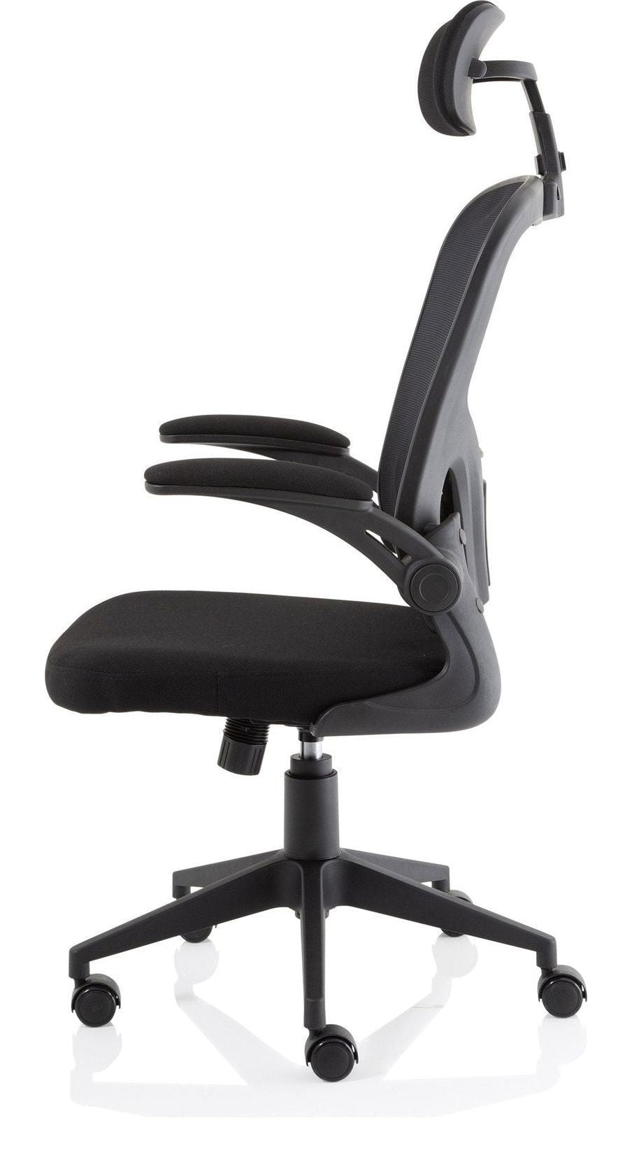 Ace Executive Mesh Chair with Folding Arms, , another view 3