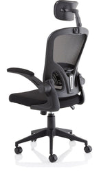 Ace Executive Mesh Chair with Folding Arms, , another view 4