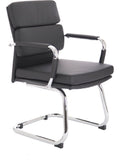 Advocate Medium Back Leather Visitor Chair, 