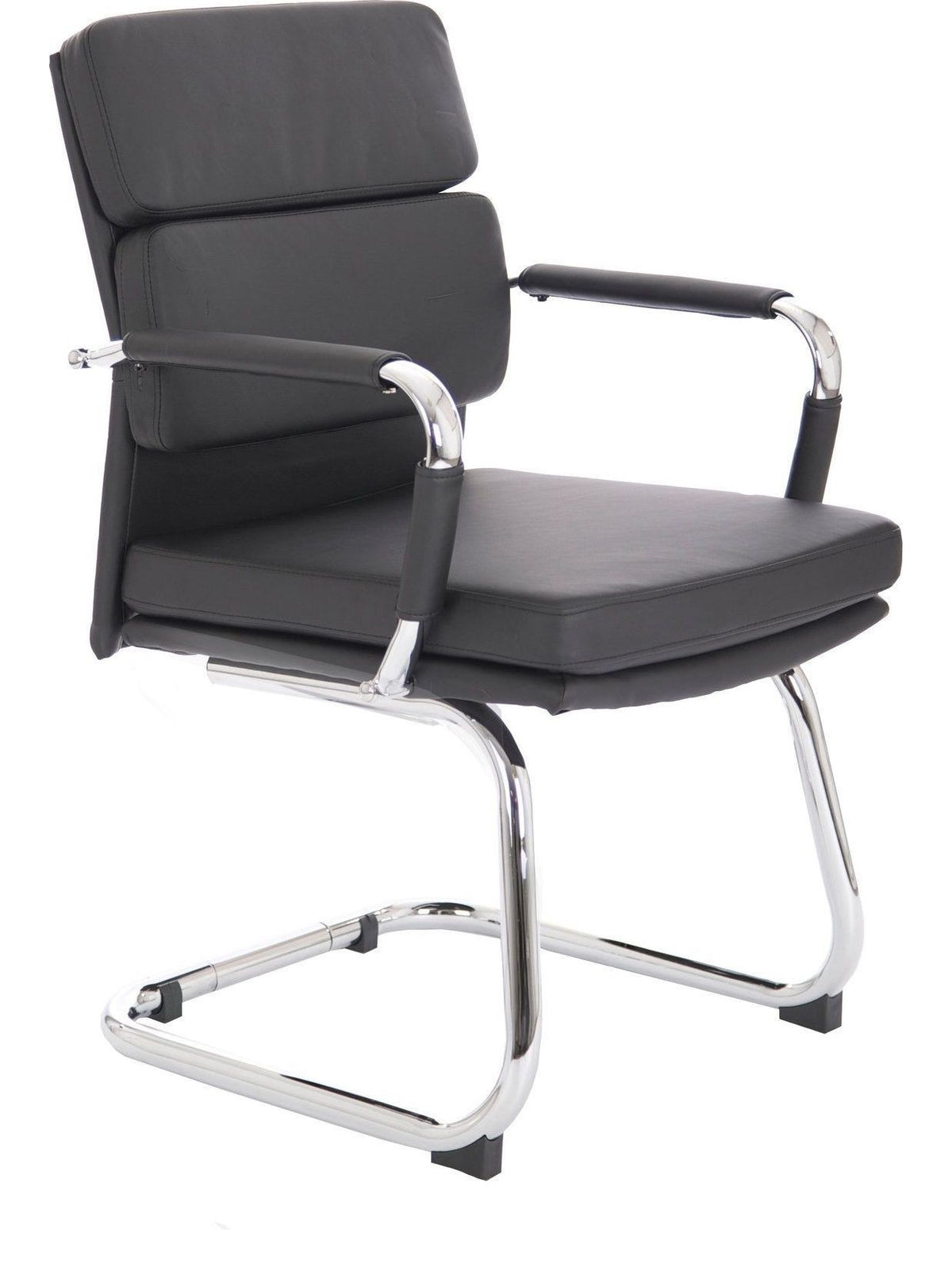 Advocate Medium Back Leather Visitor Chair, 