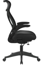 Aether High Back Mesh Chair in black, view 2