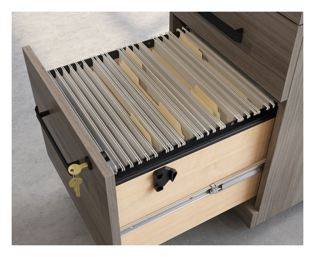 Affiliate 3 Drawer Mobile Pedestal, view 3