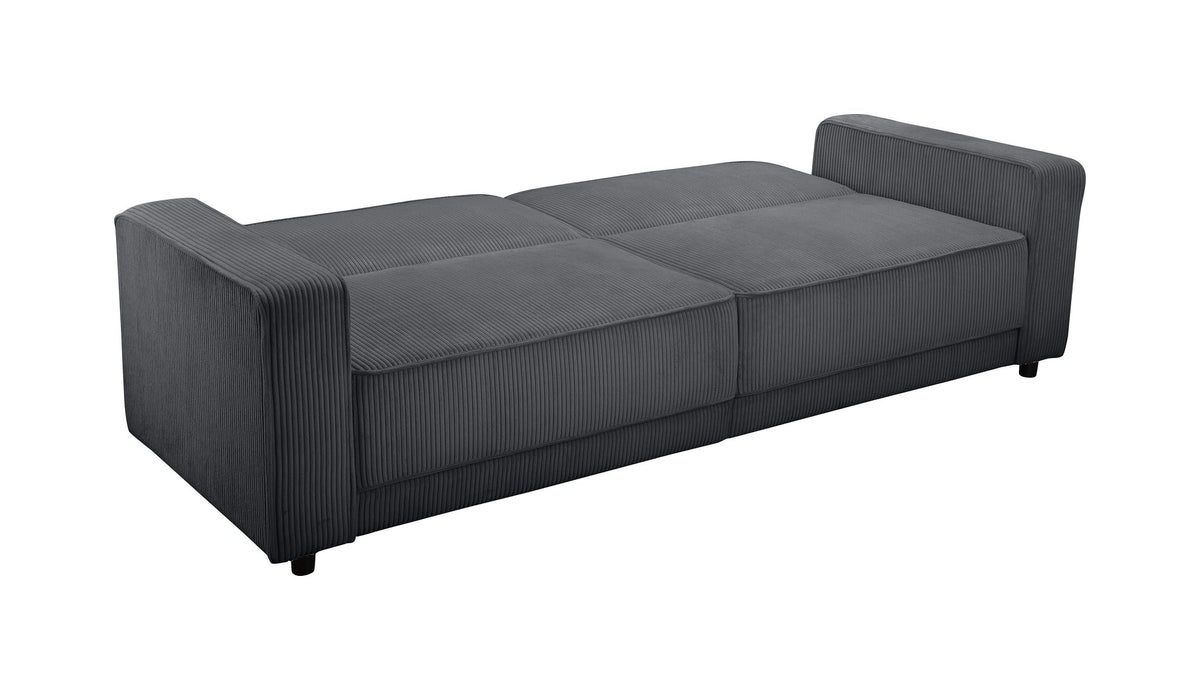 Allie 3 Seater Sofa Bed Corduroy, view 6