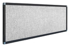 Alpha Aluminium Frame Fabric Desk Screen, view 2