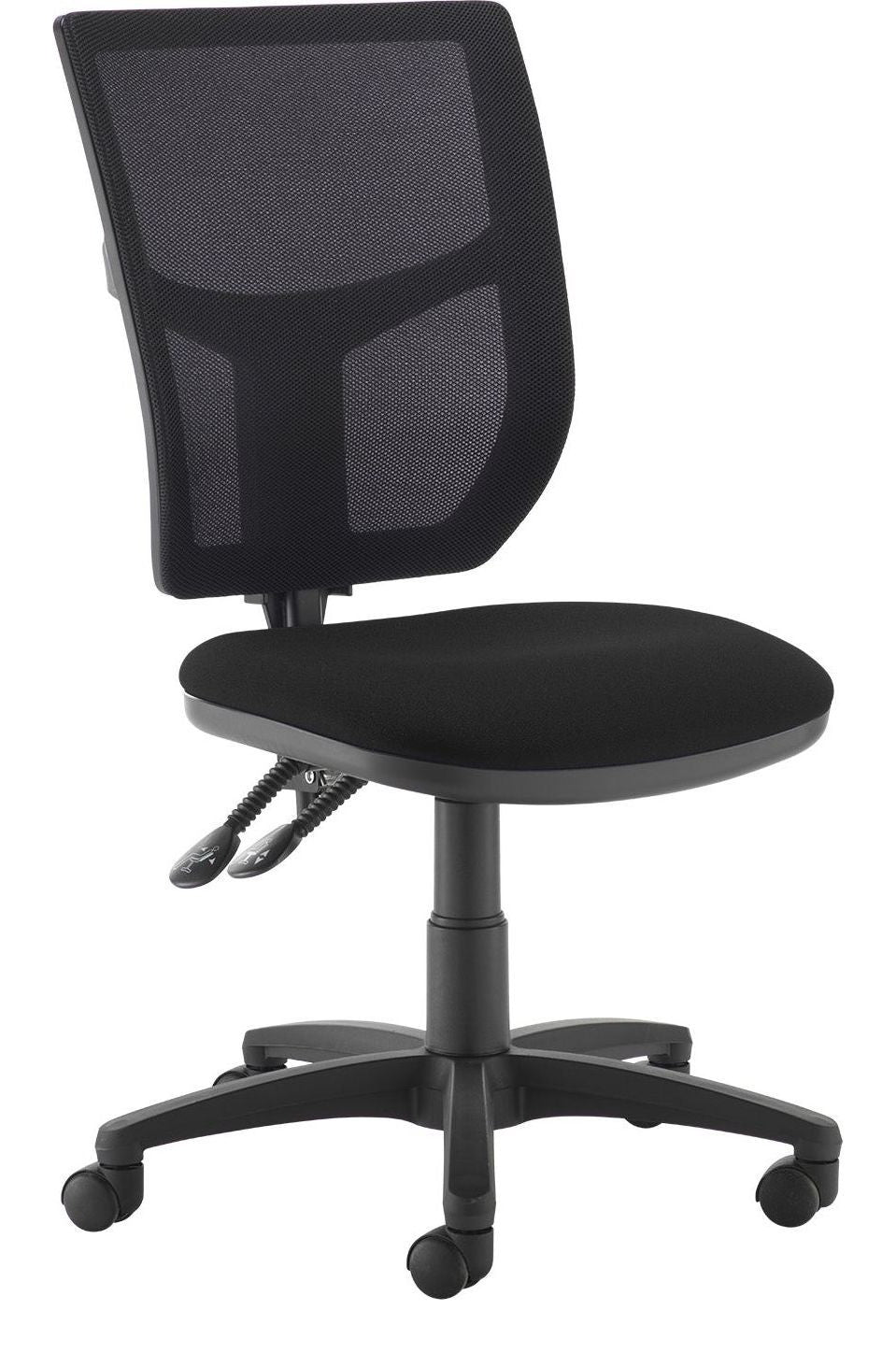 Altino Mesh Operator Chair in black, 2 lever, no arms
