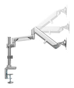 Aluminium Pole Mounted Single Monitor Arm with USB, view 7