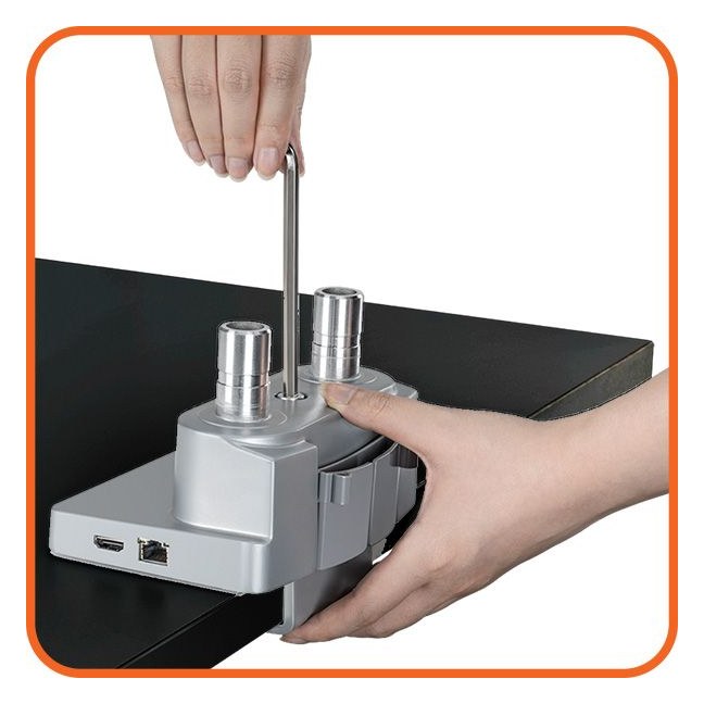 Aluminium Single Monitor Arm with Docking Station, view 5