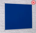 Aluminium Framed Noticeboard in Blue