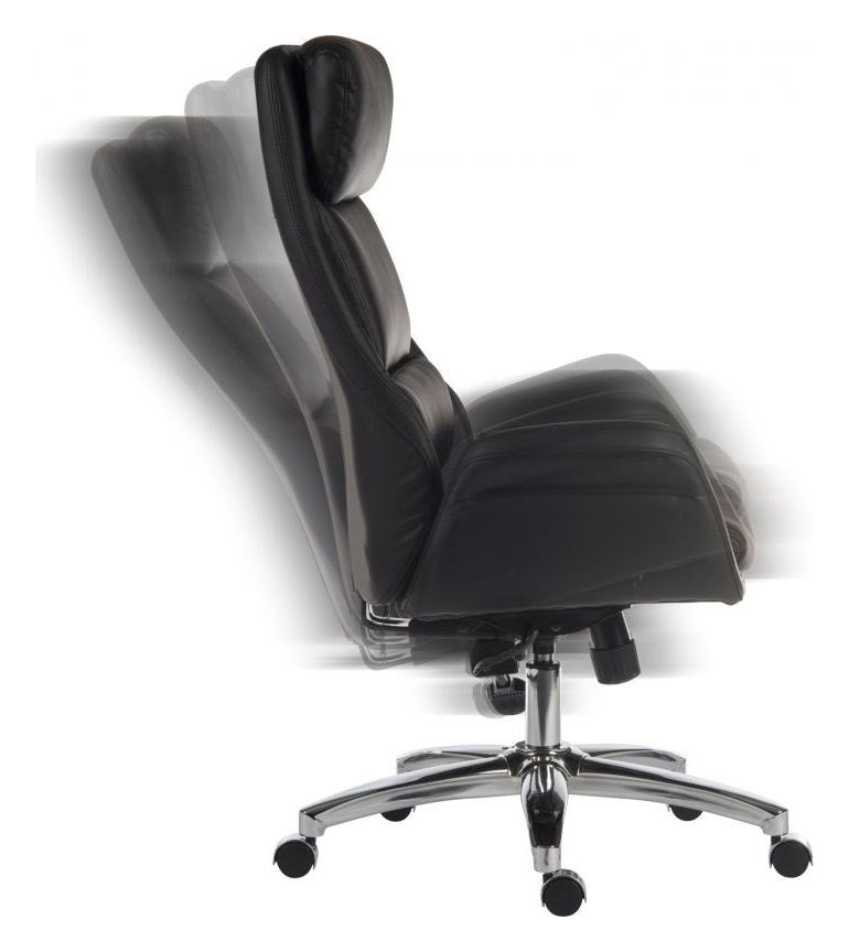 Ambassador Reclining Chair in black, view 3