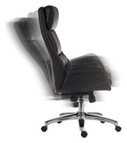 Ambassador Reclining Chair in black, view 3