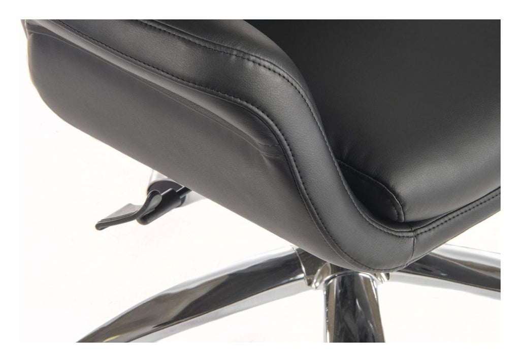 Ambassador Reclining Chair in black, view 4